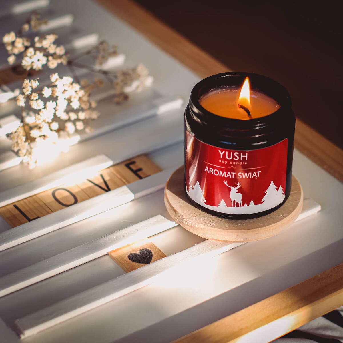 Jesienna Aura - Świeca Sojowa - YUSH - 120ml