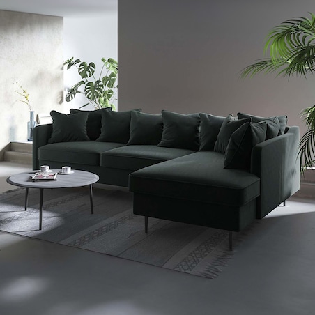 Esme Sofa narożna - ciemnoszara