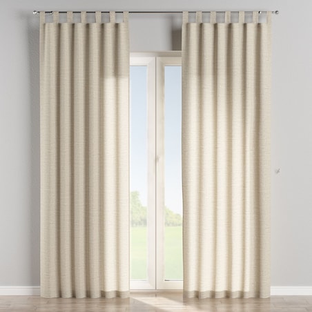 Zasłona na szelkach 1 szt. 130x260 naturalny len