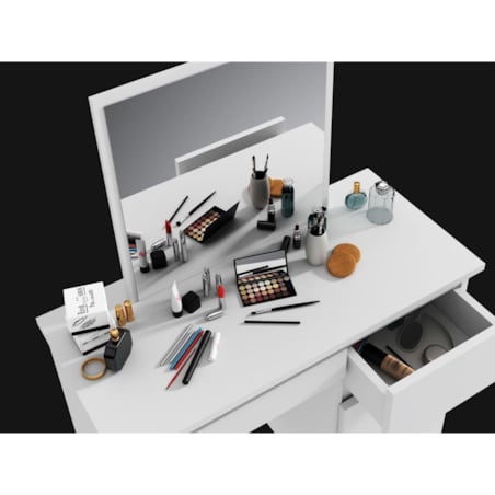 Toaletka ALEKSANDRA 1 biały mat