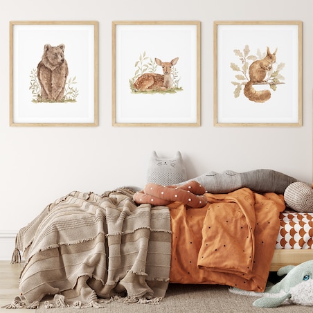 3 x plakat dla dzieci | zestaw IV 50x70