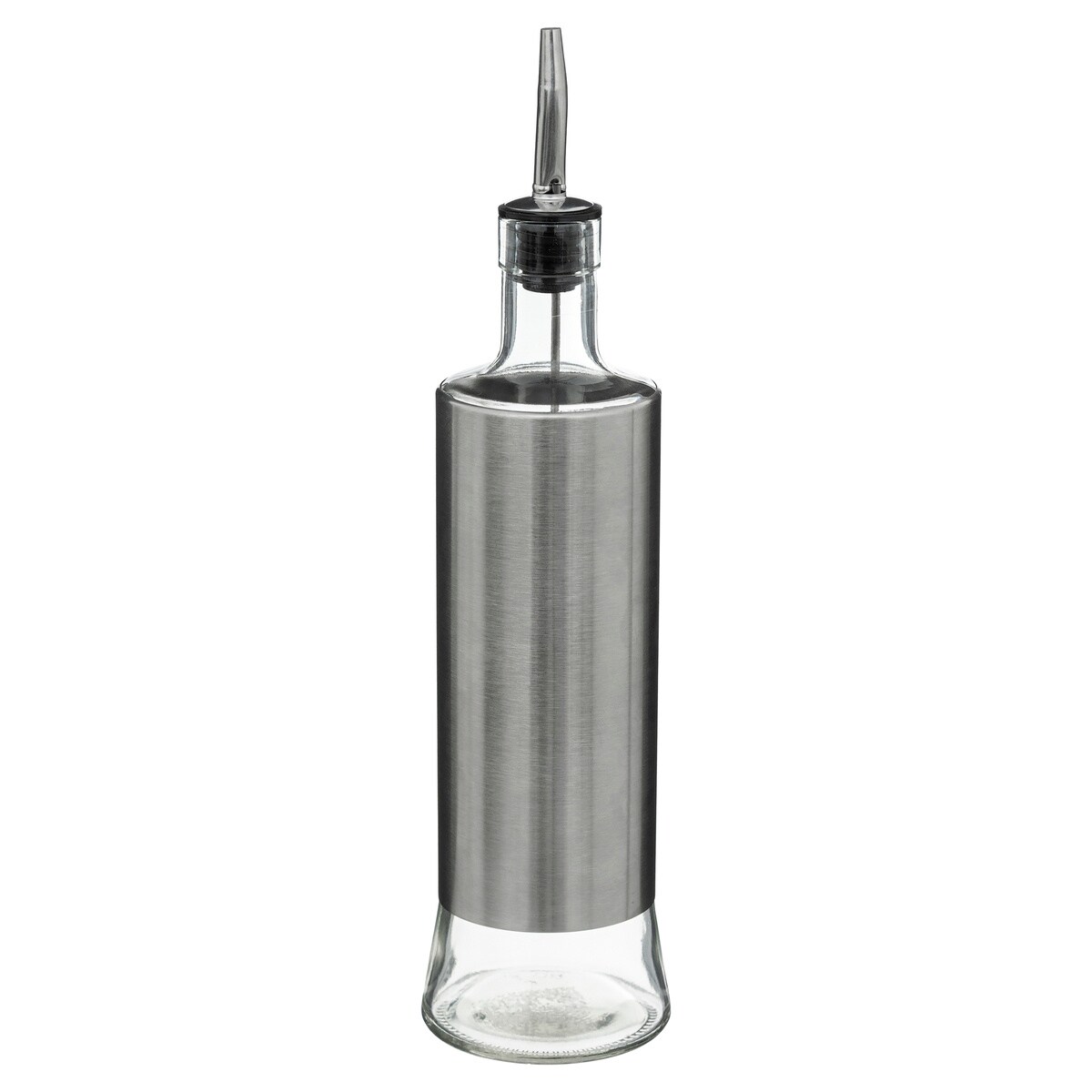 Butelka na oliwę z dozownikiem, szkło + metal