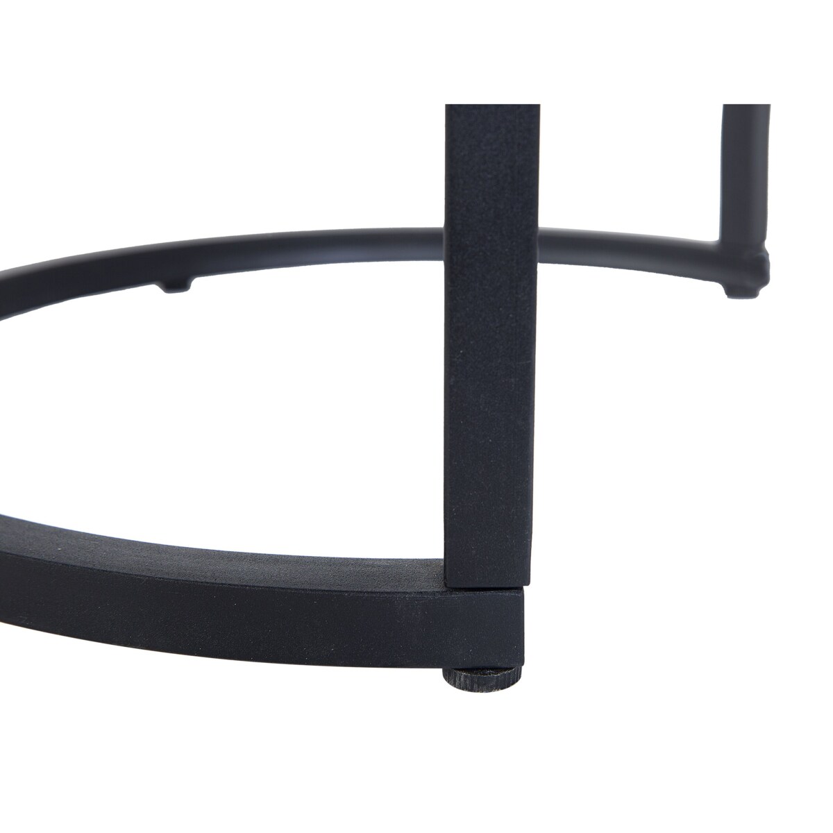 Zestaw 2 stolików pomocniczych DIXIE Szary efekt betonu