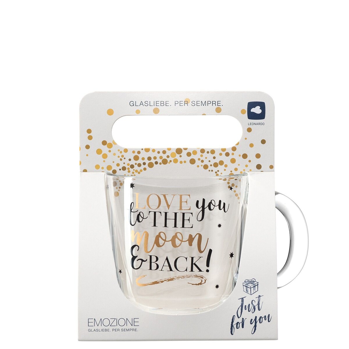Szklanka 0,4l Love you to... EMOZIONE