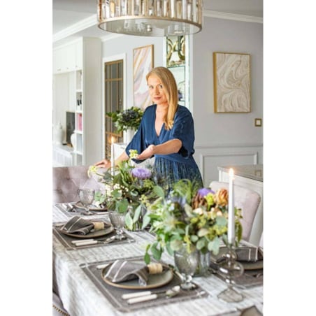 Haftowane podkładki Dragonfly - 6 sztuk