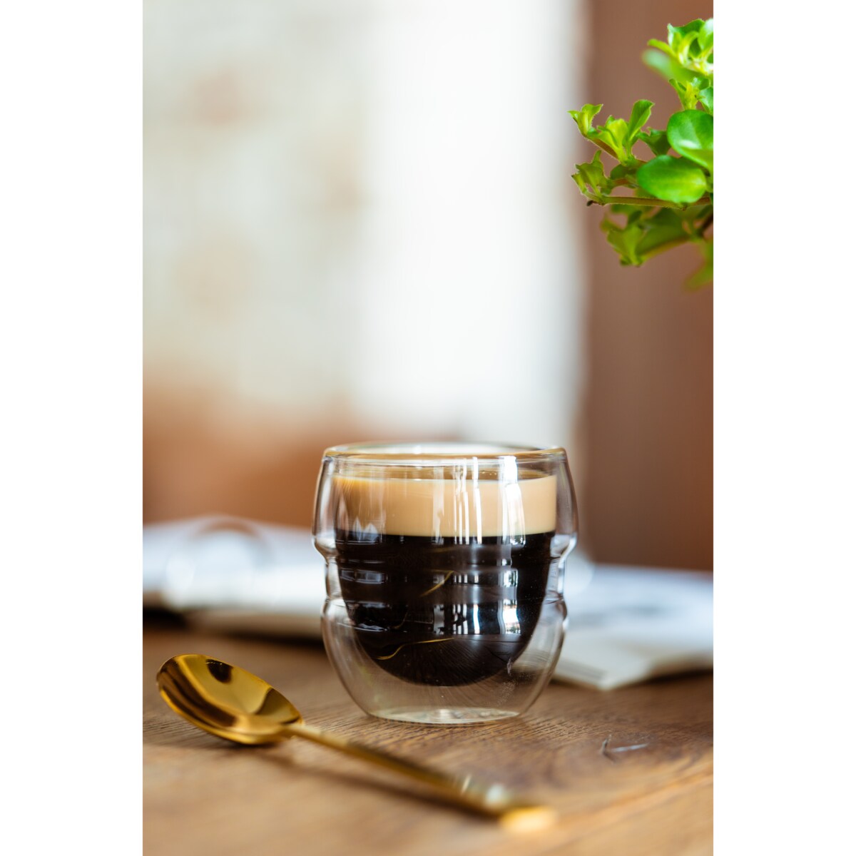 2 szklanki do espresso z podwójną ścianką 70 ml Sferico 7947