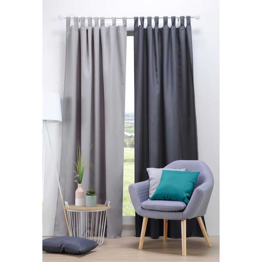 Zasłona na szelkach NELSON, 135 x 260 cm