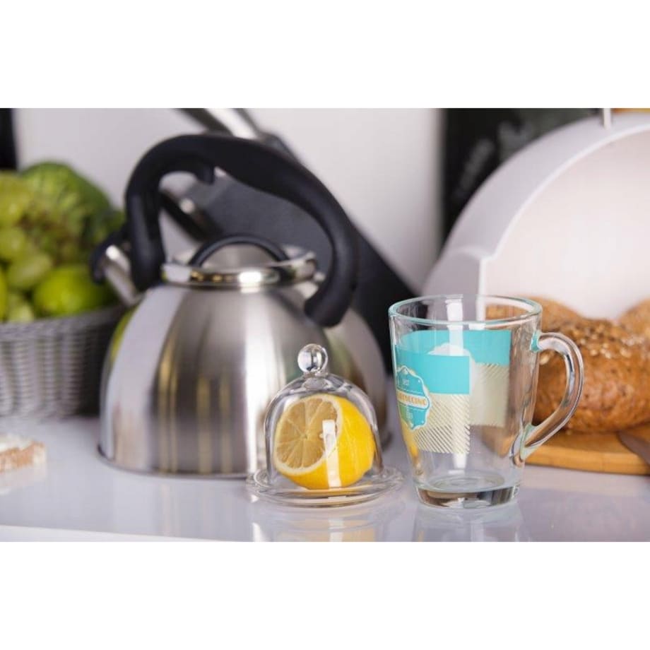 POJEMNIK SZKLANY NA CYTRYNĘ żywność z kloszem