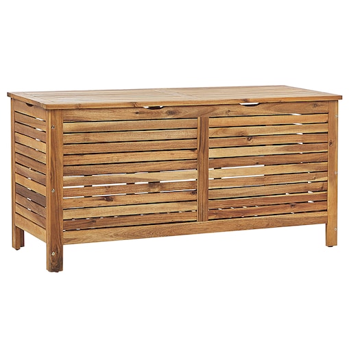 Skrzynia ogrodowa RIVIERA 130 cm 48 cm Jasnobrązowy