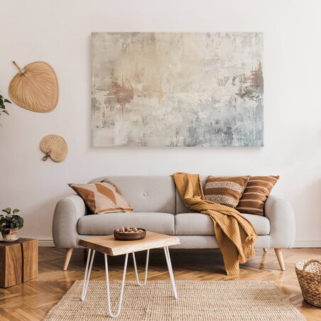 Obraz Na Płótnie Do Salonu Sypialni Betonowa Ściana Abstrakcja 70x50cm
