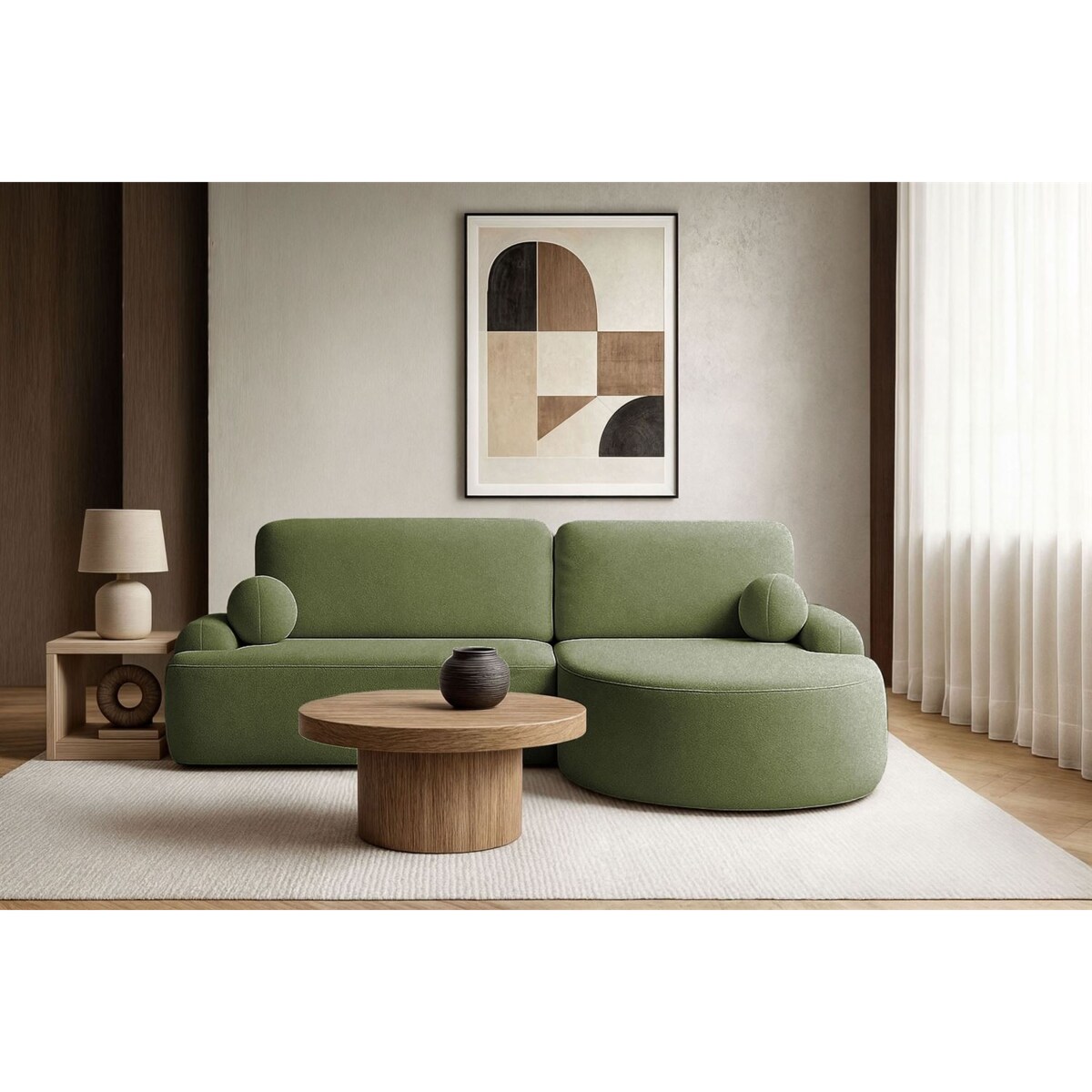 Zaokrąglony narożnik CLEO z funkcją spania, wersja prawa, Quelle 38