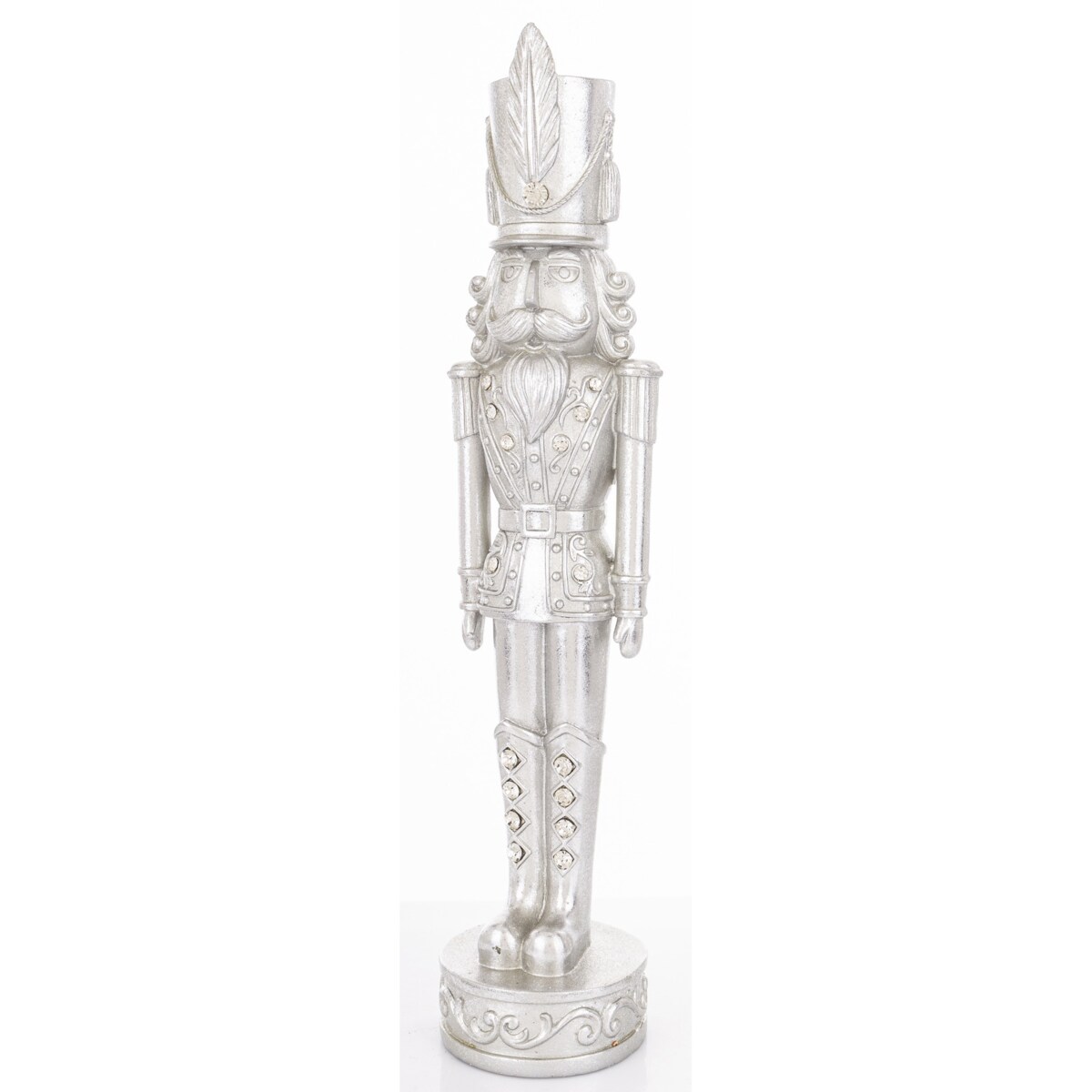 Figurka - Dziadek do orzechów 43x9,5x9 cm SILVER