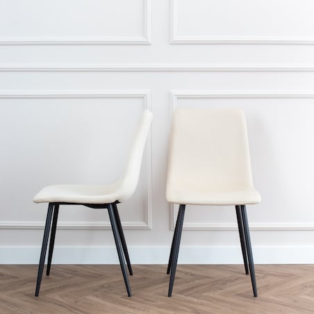 Krzesło tapicerowane klasyczne do salonu jadalni welurowe beżowe gładkie