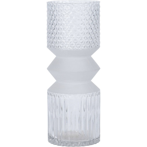 Wazon szklany cylindryczny, 30 cm
