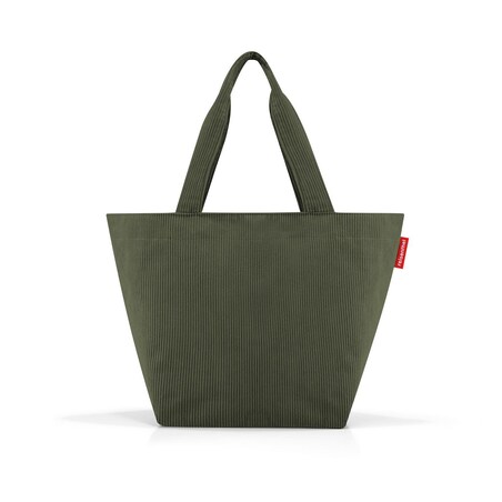 Torba SHOPPER M, cord dark matcha