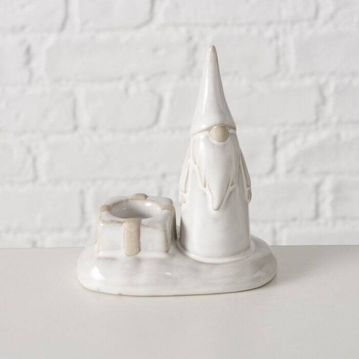 Świecznik z krasnalem 9,6x11,2 cm KABOUTER - II