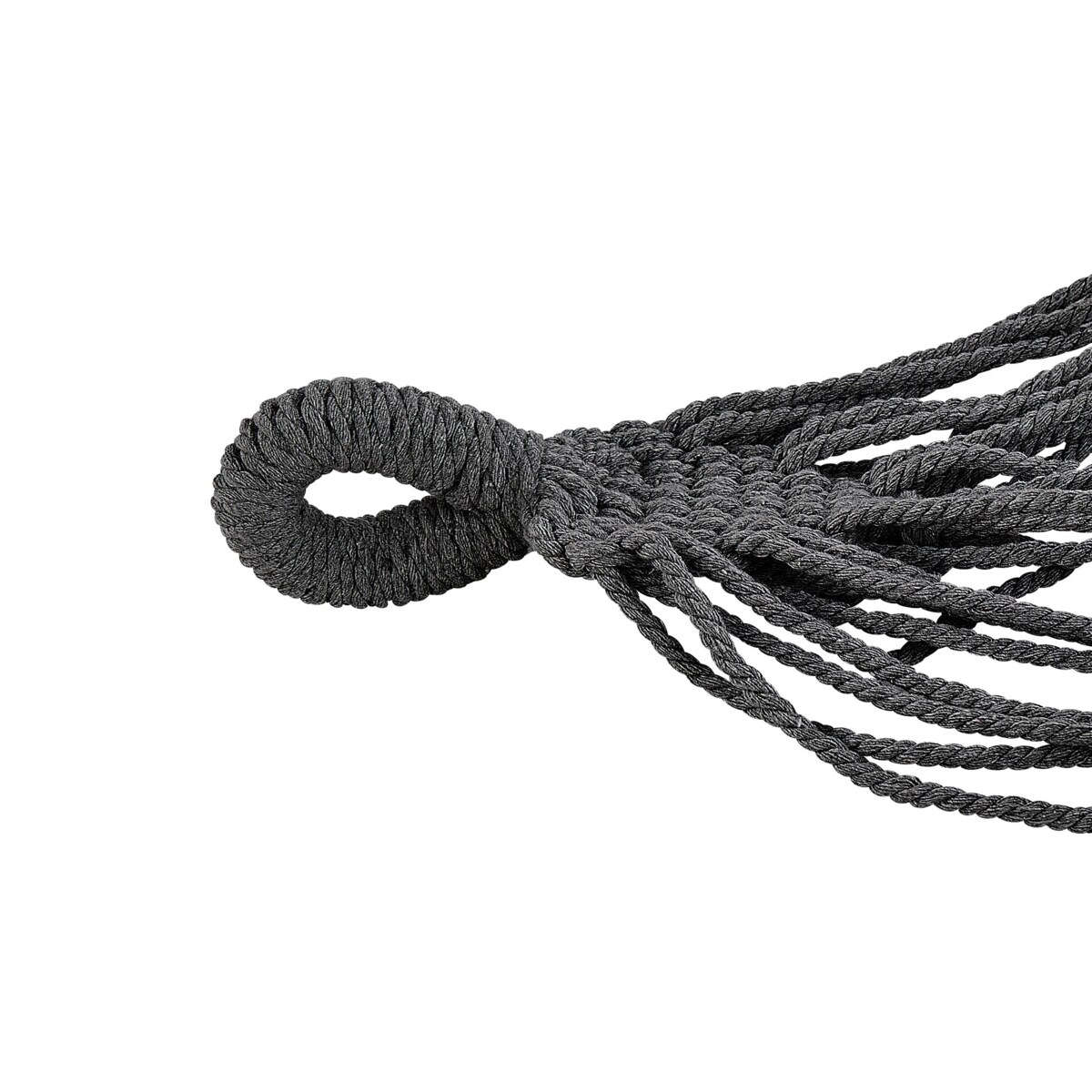 Hamak ogrodowy bawełniany szary ROCCA