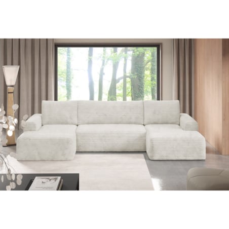 Narożnik SONTII U gruby sztruks Kolor: TILIA 1