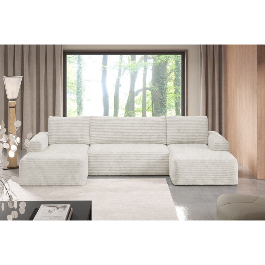 Narożnik SONTII U gruby sztruks Kolor: TILIA 1