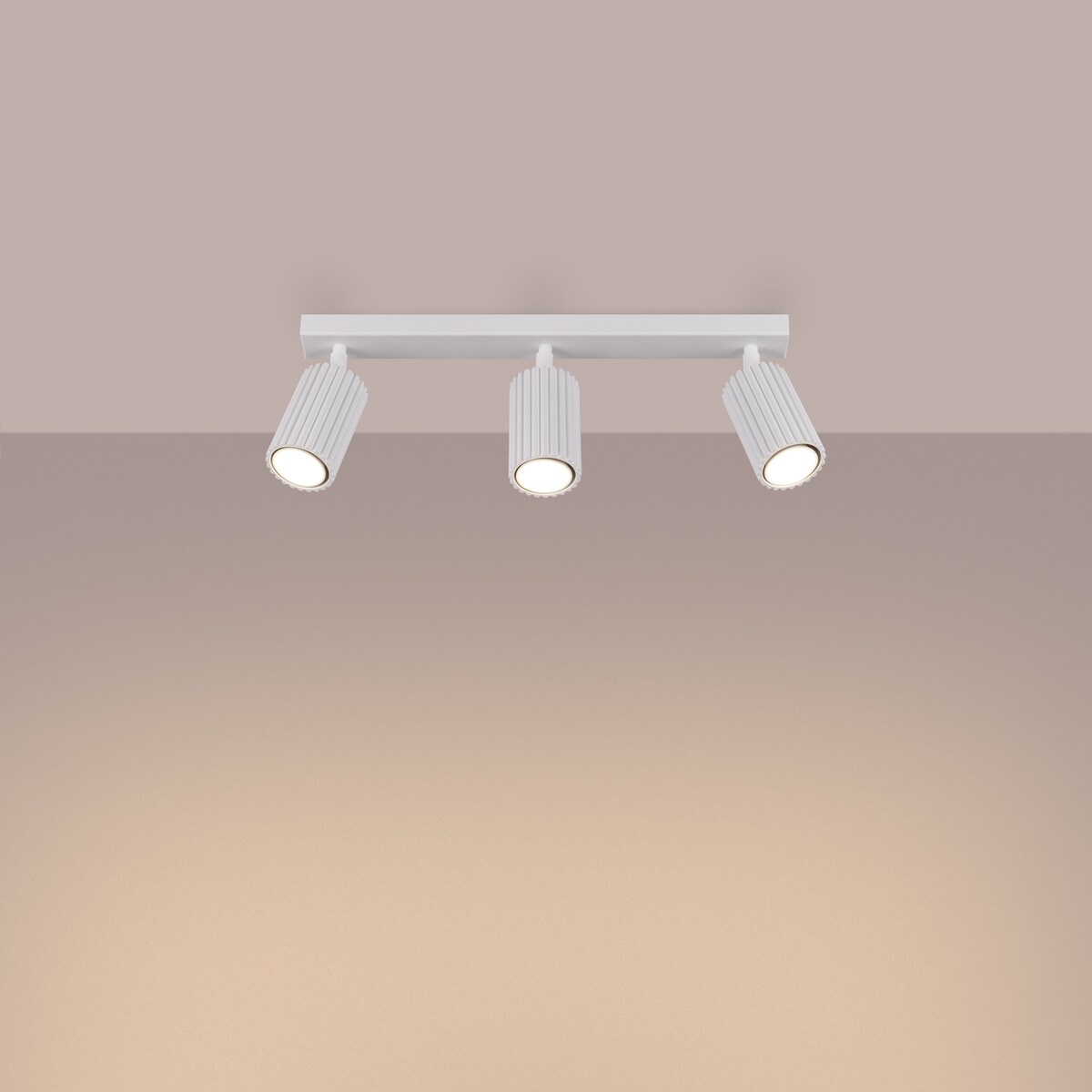 Plafon KARBON 3L biały