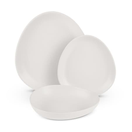 Zastawa stołowa Serwis Komplet talerzy naczyń 18 ele dla 6 osób BERLINGER HAUS Sahara