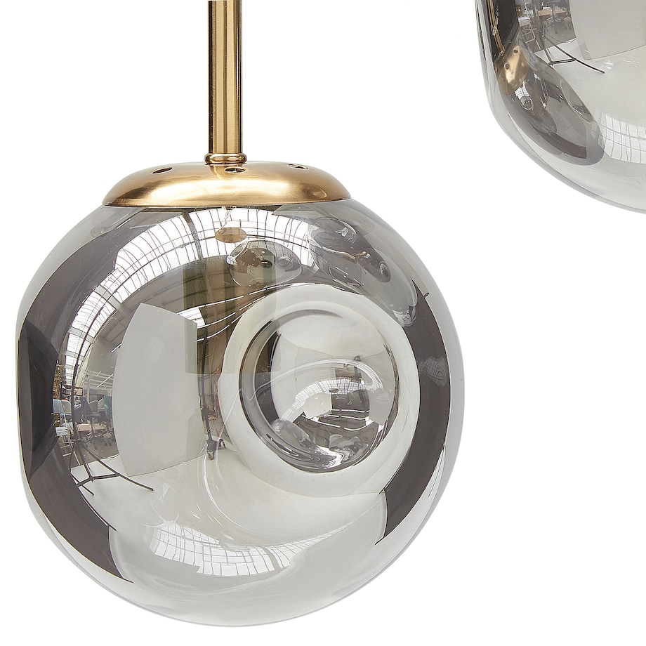 Lampa wisząca RALFES Szkło Mosiężny