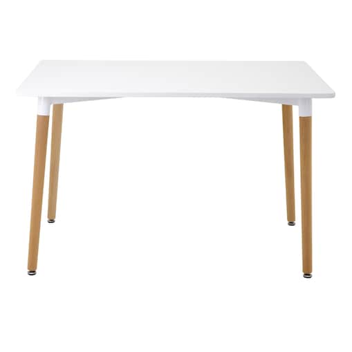 Nowoczesny Biały Prostokątny Stół Do Salonu Jadalni Kuchni