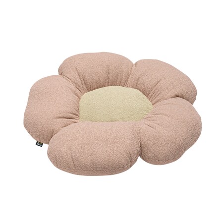 Poduszka kwiatek Mia II, różowy, 45 cm, Boucle