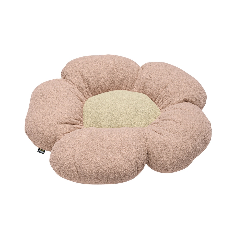 Poduszka kwiatek Mia II, różowy, 45 cm, Boucle