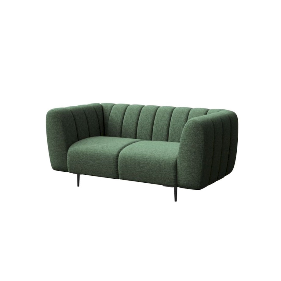 Shel Sofa 2-osobowa - ciemnozielona