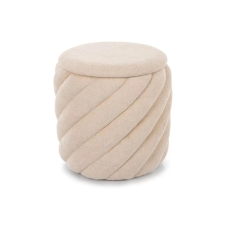 Pufa PELARO ze schowkiem beżowa
