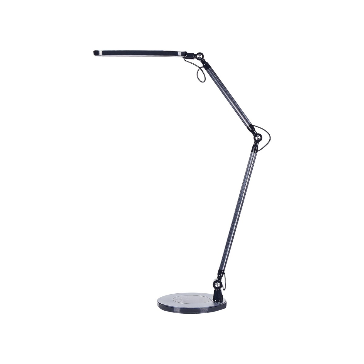 Lampa biurkowa LED metalowa czarna GRUS