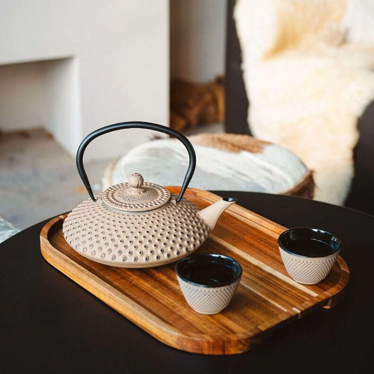 Dzbanek żeliwny do herbaty Xilin 1,25L - camel / Bredemeijer