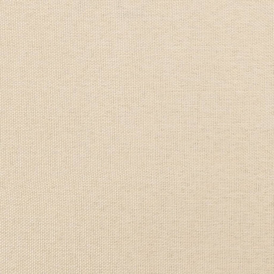 vidaXL Zagłówek uszak, kremowy, 203x16x78/88 cm, tkanina