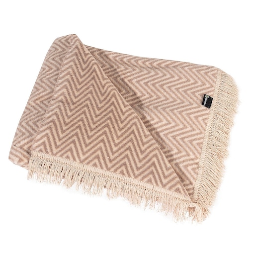 Koc Cosy Home 150x200cm Beige Chevron, 150 x 200 cm