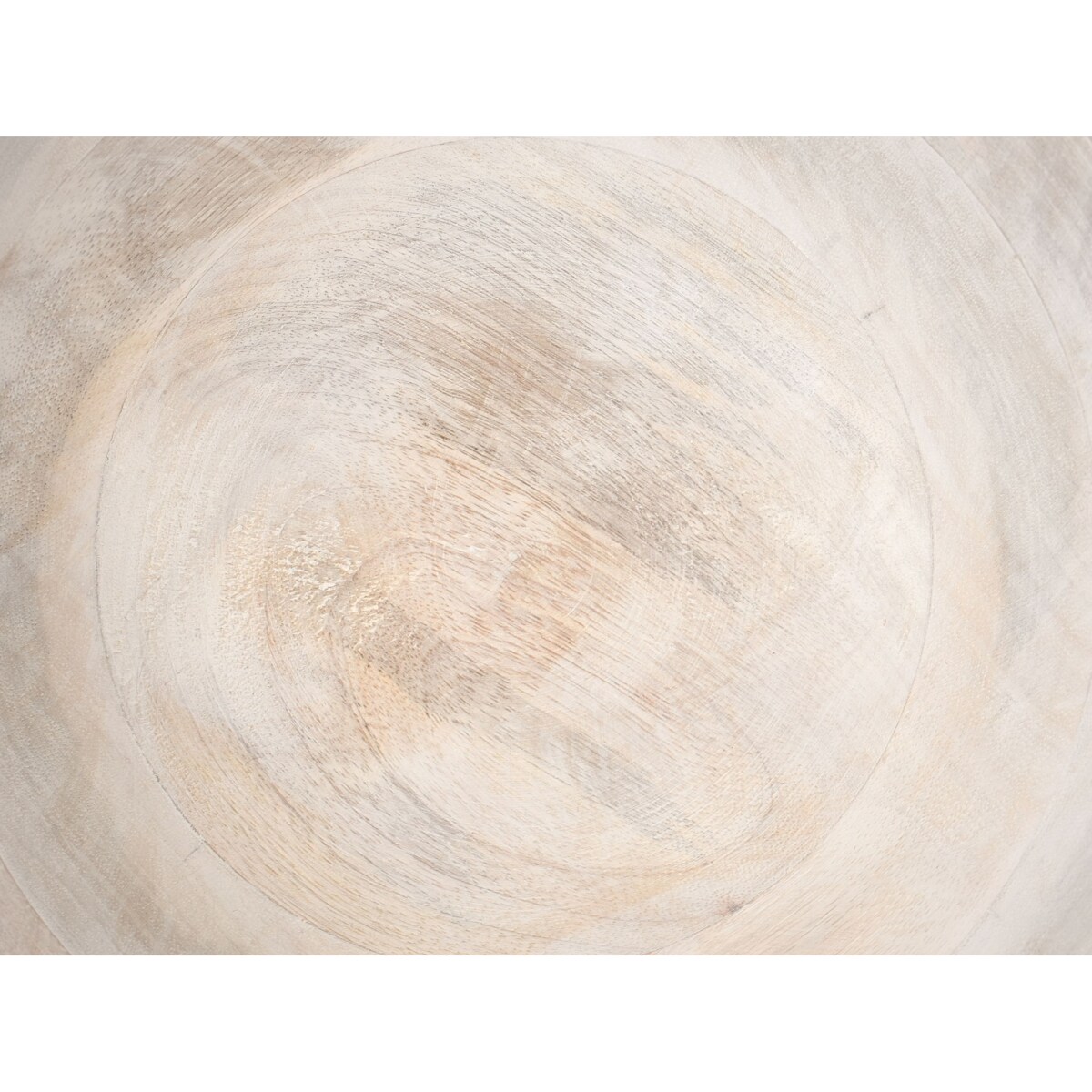 Zestaw 3 mis dekoracyjnych TANTA Drewno mango Jasnobrązowy