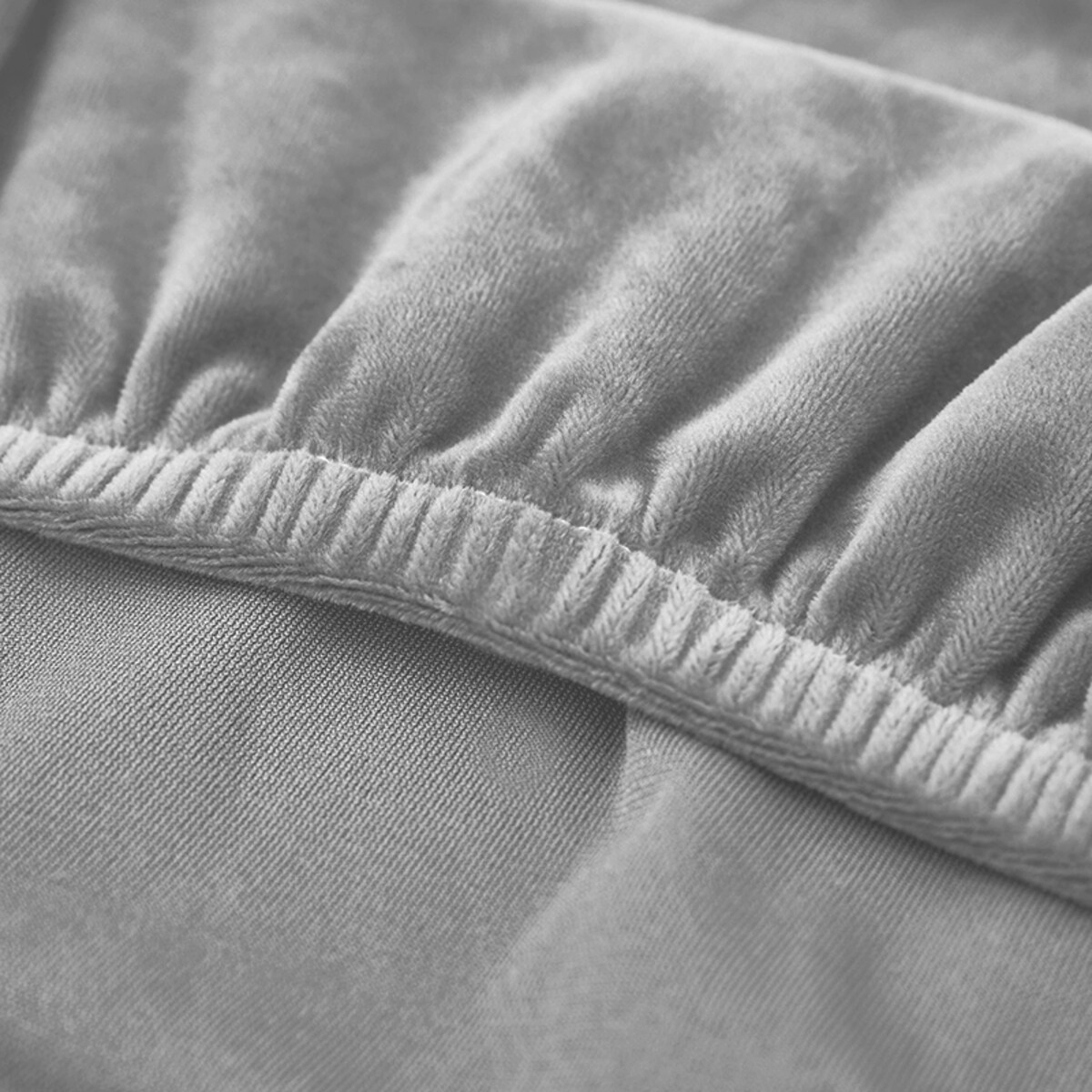 POKROWIEC NA KANAPĘ SIEDZISKO  JASNY SZARY WELUR 60-95 [22SL1]