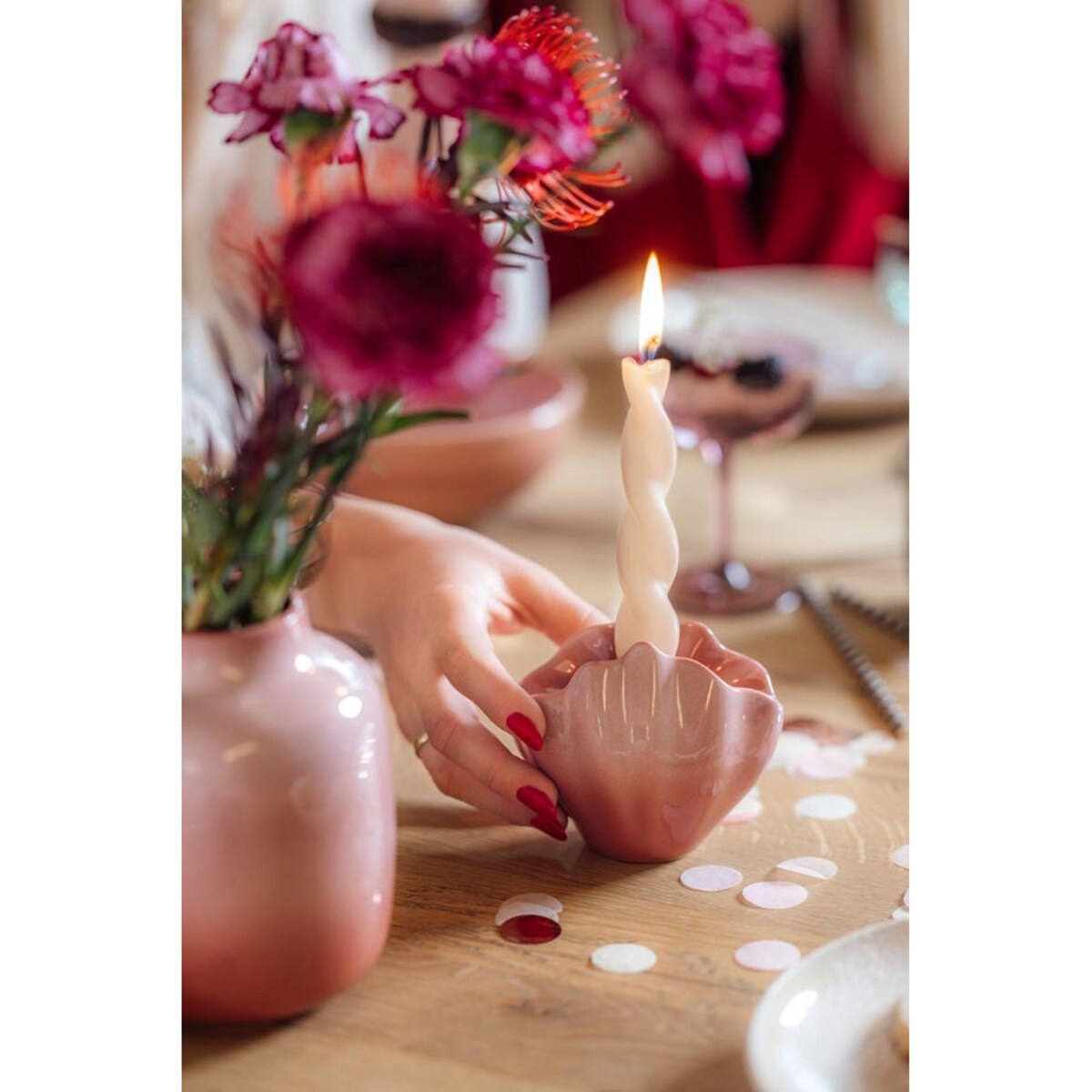 Świecznik koralowy Perlemor Home, 11 x 8 x 10 cm, Villeroy & Boch