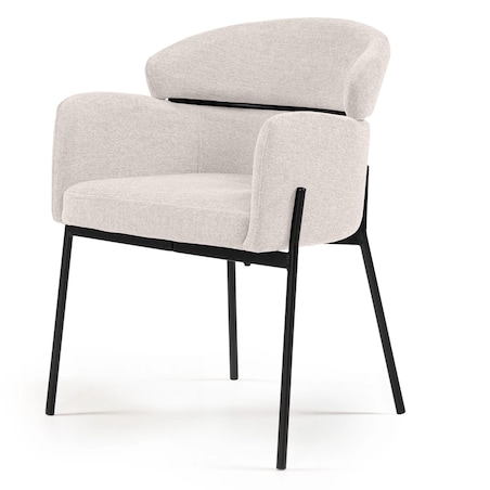 Krzesło z podłokietnikami beżowe Granada, kpl 2 szt.