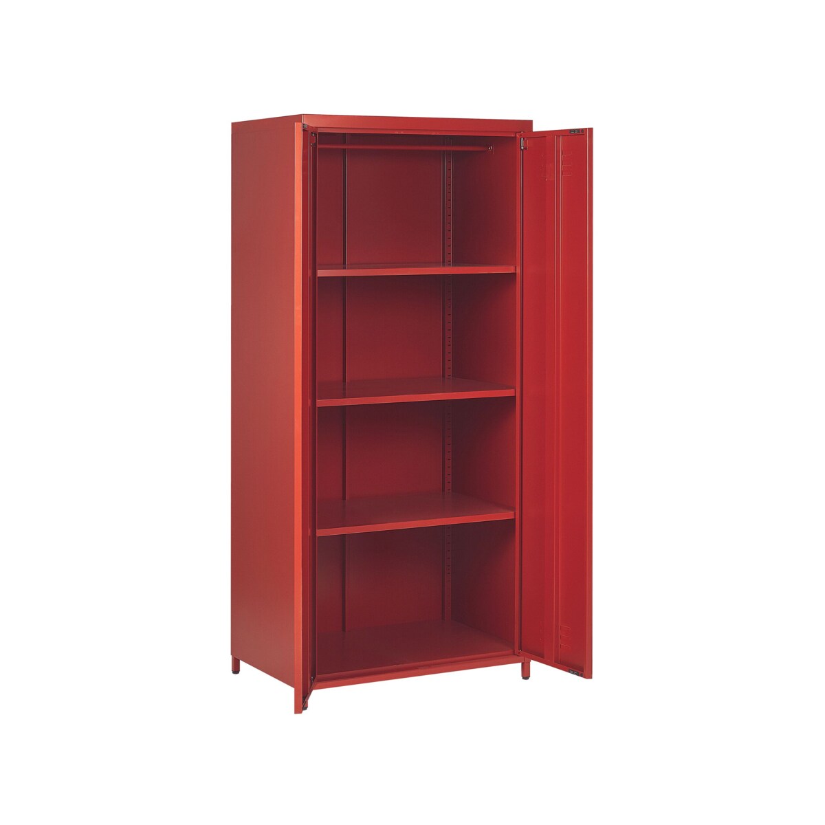 Szafa biurowa metalowa czerwona VARNA