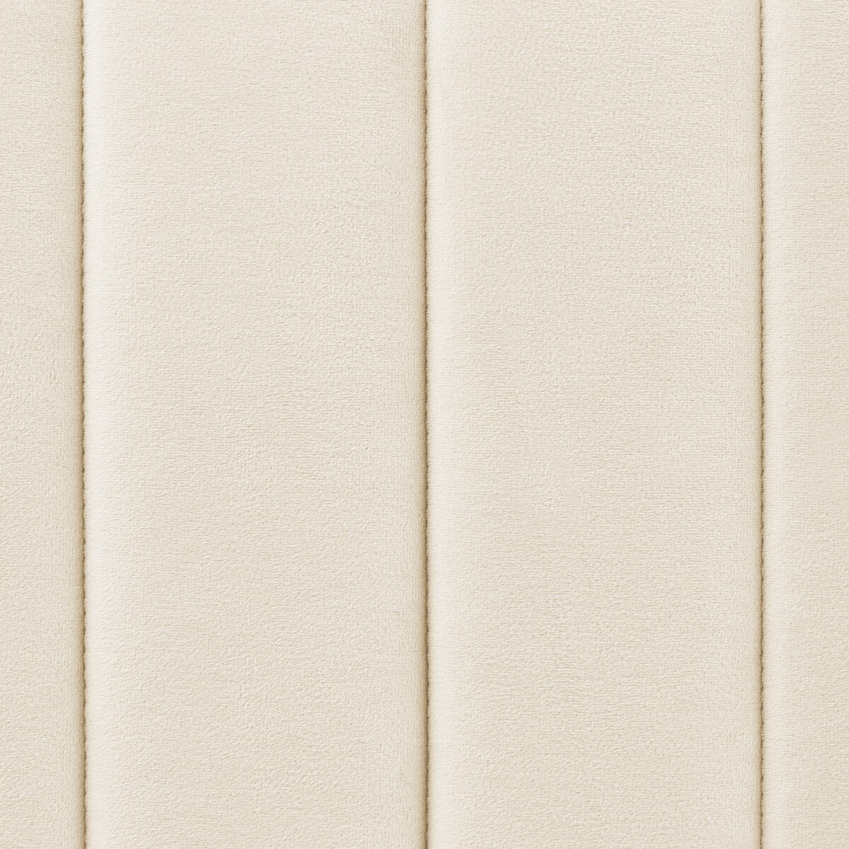 Łóżko Welur LUNAN 140 x 200 cm Jasnobeżowy