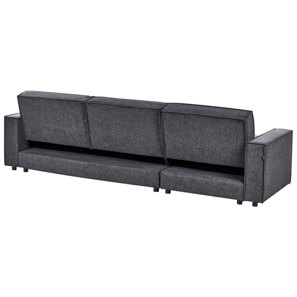 Narożnik prawostronny rozkładany grafitowy ROMEDAL II