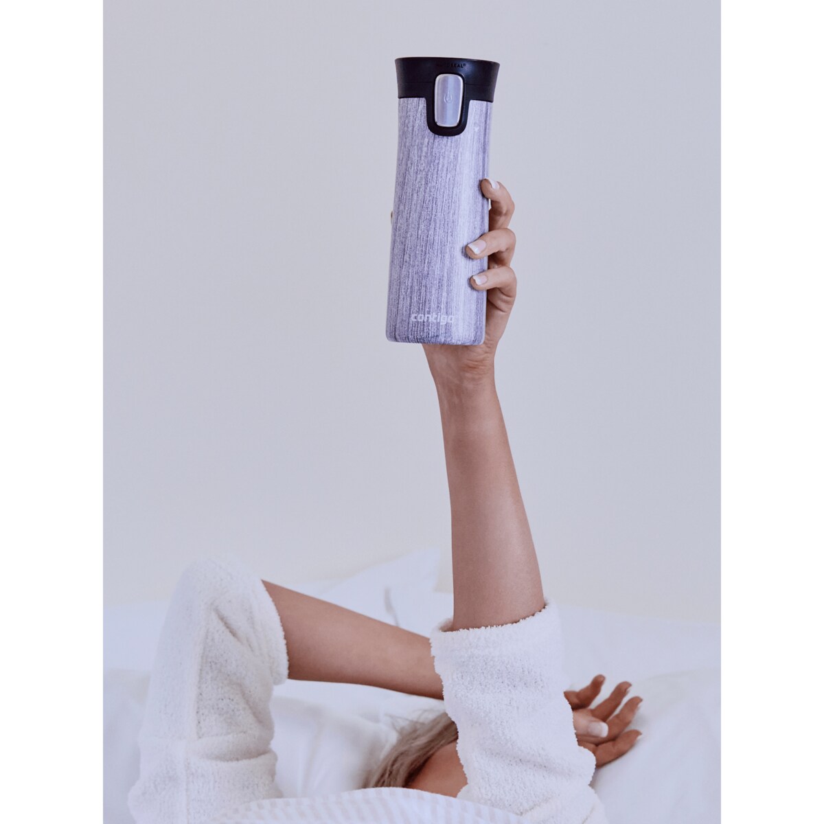 Kubek termiczny Contigo Pinnacle Couture 420ml - Blonde Wood