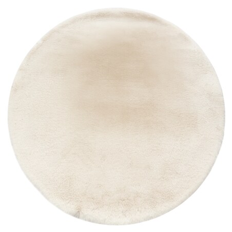 Dywan BUNNY koło kość słoniowa IMITACJA koło 160 cm
