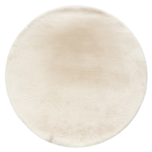 Dywan BUNNY koło kość słoniowa IMITACJA koło 160 cm