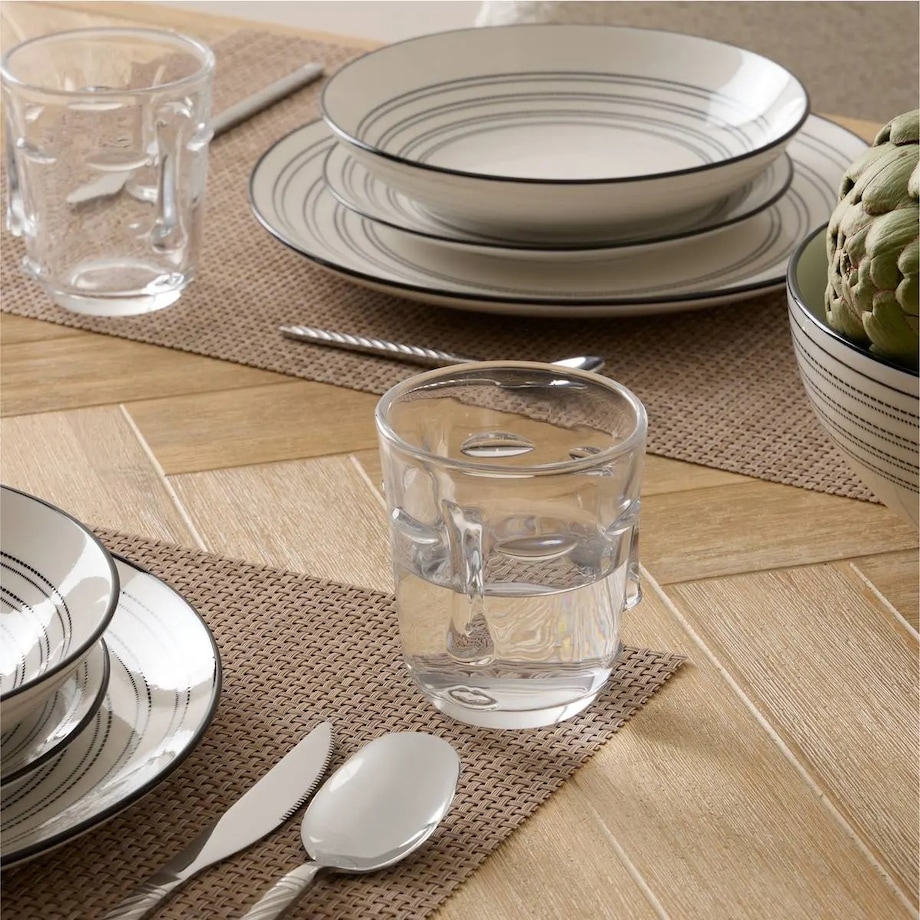 Komplet 6 szklanek przeźroczystych Visage 300 ml