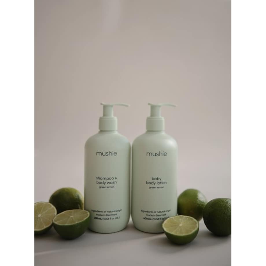 Mushie Balsam nawilżający dla dzieci i niemowląt Green Lemon 400