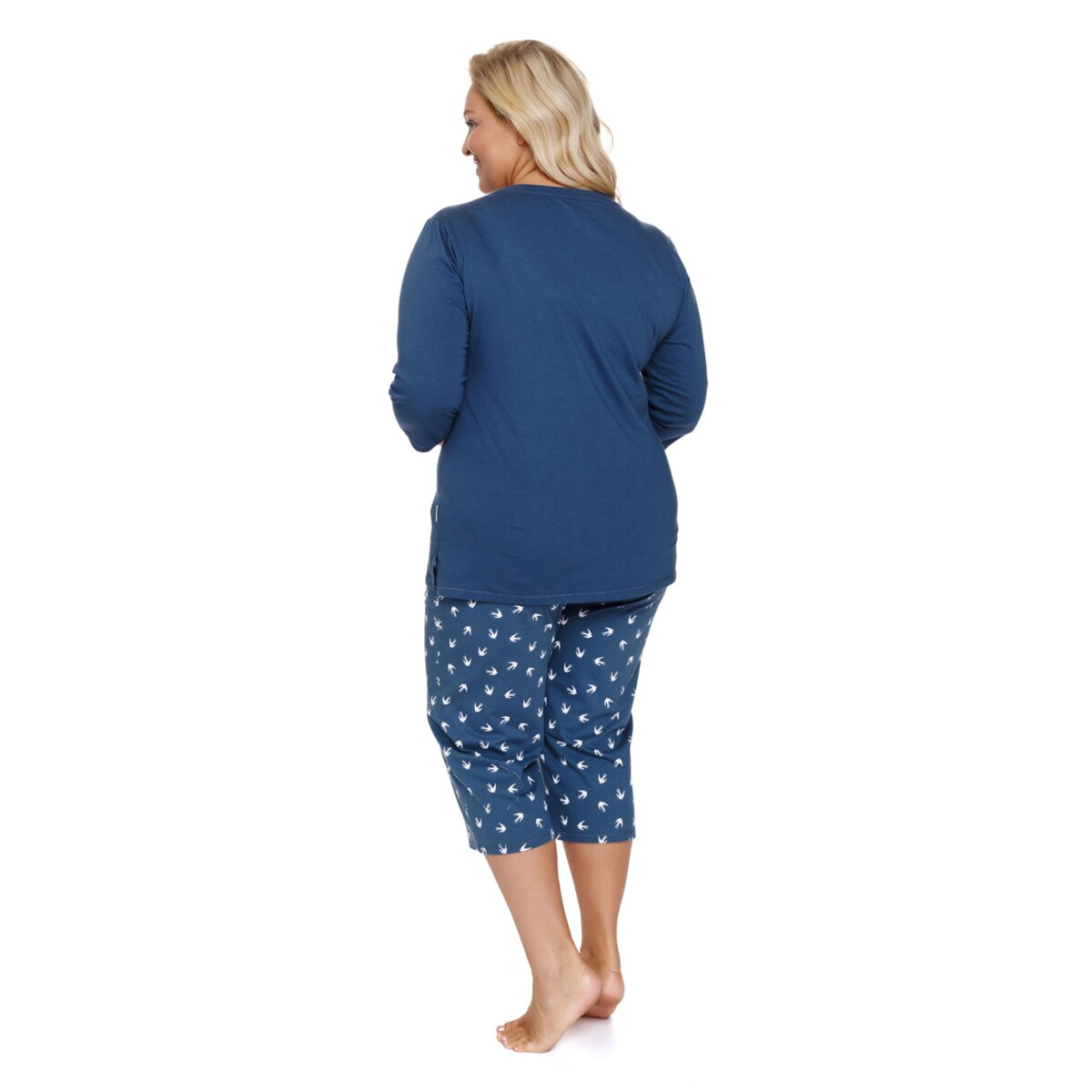 Doctor Nap Niebieska piżama damska - L