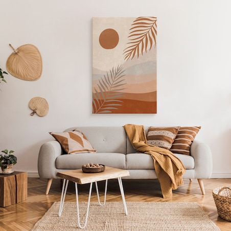 Obraz Boho Gałązki Palmowe 30x40cm