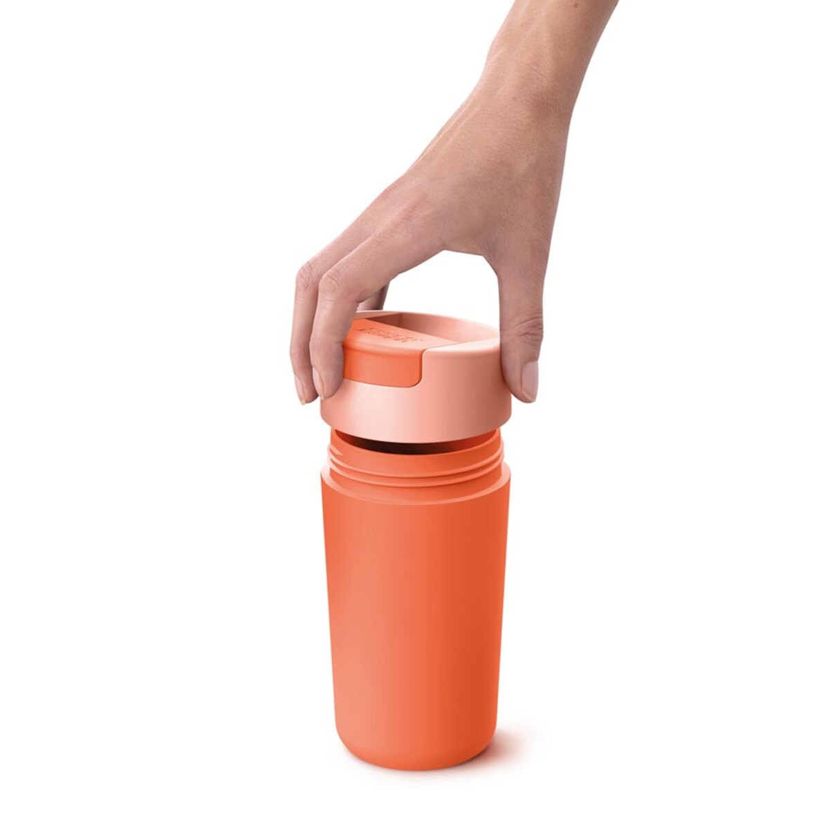 Kubek podróżny koralowy Sipp, 454 ml, Joseph Joseph